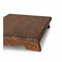 Tables à manger vintage en bois de manguier traditionnel du Nord de l'Inde, design élégant, pour ferme, hôtel, villa, entrepôt, hôpital