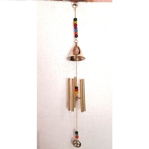 Nouveau arrivé en laiton coulé à la main en forme de lune et d'étoile cloches de carillon suspendues en laiton sur mesure cloches de carillon suspendues à vendre - Product Image 4