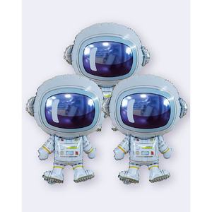 Ballons en aluminium Astronaute 33x41cm Décorations de fête Thème spatial - Product Image 1