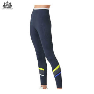 กางเกงโยคะผ้าแห้งเร็ว ระบายอากาศได้ดี ยืดหยุ่น กระชับ เก็บทรงสวย น้ำหนักเบา เป็นมิตรกับสิ่งแวดล้อม เอวยางยืด  ขายส่ง/สั่งทำได้  กระชับหน้าท้องระดับกลาง - Product Image 3