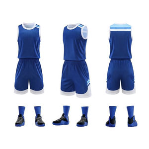 Vêtements de basket-ball en gros, maillot à séchage rapide avec short respirant, qualité supérieure, broderie de drapeau - Product Image 4