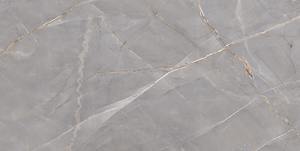 Orientbell Vitrifié (GVT) 600X1200 DR PGVT Pulpis Marbre Gris Finition Brillante Grands Carreaux Grand Mur Sol Carreaux de Porcelaine - Product Image 3