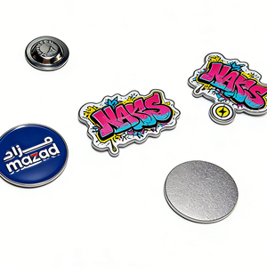 Fabricante de insignias metálicas de diseño gratuito, logotipo de dibujos animados personalizado, broche de etiqueta rígida y blanda, pines de esmalte de anime con imán para sombreros y ropa - Product Image 3
