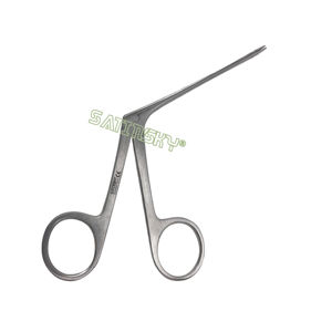 Fórceps de micrococodrilo profesional, instrumentos de laboratorio oftálmico de 3 ", trabajo ENT, acero inoxidable veterinario dentado de alta calidad - Product Image 1