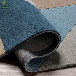 Tapis et carpettes compacts et réversibles en laine, tapis faits à la main pour la chambre à coucher et le salon - Product Image 2