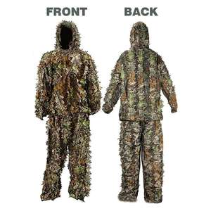 Combinaisons Ghillie 3D Légères en Carbone et Polyester Imperméables Multifonctionnelles pour la Chasse Camouflage Tactique Woodland pour la Faune - Product Image 6