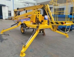 สไปเดอร์แมนลิฟต์ติดตั้งบนรถพ่วงยาว16เมตรสำหรับการก่อสร้างและบำรุงรักษา - Product Image 5