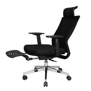 GAK-JO813 Ergonomic Office Chair <b>Adjustable</b> Height <b>Footrest</b> Mesh Back PU Foam Material Contemporary for Home Workshop Bedroom - Product Image 1