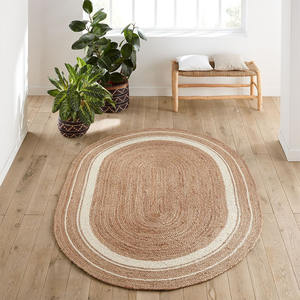 Tapis naturels pour salon, tapis en jonc de mer pour intérieur, tapis rond en jute, OEM acceptable, en gros du Vietnam - Product Image 5