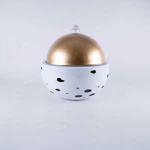 Nouveau design en acier inoxydable élégant et durable La casserole ronde en métal parfaite pour toutes les occasions - Product Image 2