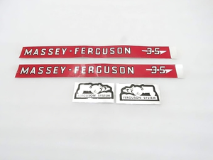Ensemble de transfert d'autocollants pour tracteur Massey Ferguson 35 - Product Image 1