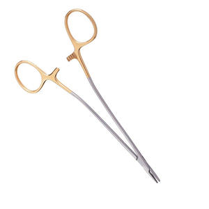 Portaagujas Quirúrgico Recto de Acero Inoxidable Profesional, Manual, para Kit de Cirugía, Instrumento con Certificación CE Clase II - Product Image 3