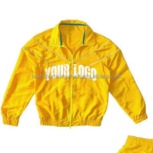 Ensemble coupe-vent pour homme en polyester et nylon, veste zippée et short, deux pièces - Product Image 4