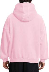 Men's Winter <b>Zip</b>-Up <b>Hoodie</b> 100% Cotton 450 GSM Heavyweight Fleece Oversized Acid Wash Breathable Vintage Design Embroidered - Product Image 3