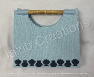 Bolso cruzado de mujer con cuentas hecho a mano de diseñador, bolsos de mano de moda personalizados coloridos, forro de algodón, venta al por mayor - Product Image 2