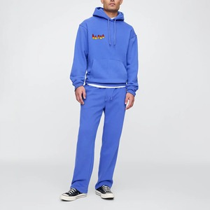 Haute qualité en gros nouvel arrivage hommes surdimensionné sweat à capuche zippé et baggy joggings survêtements couleur unie tenue décontracté survêtement - Product Image 5