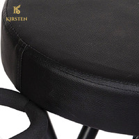Chaise pliante pour guitare, portable, multifonctionnelle, cadre en fer robuste, siège souple en caoutchouc, tabouret musical, support pour guitare