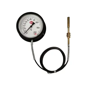 Bimetal Pipe Thermometers Industrial Pipeline Measuring