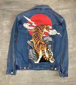 แจ็กเก็ตยีนส์แขนยาวสำหรับผู้ชายระบายอากาศได้ดีพร้อมไส้ผ้าฝ้ายดีไซน์ล่าสุด - Product Image 6