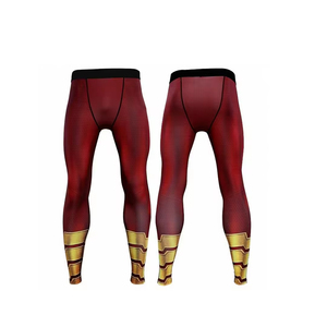 Pantalones de compresión al por mayor para BJJ, de algodón y fibra de bambú, con cintura elástica, transpirables, de secado rápido, para lucha MMA, para hombre, con estampado personalizado - Product Image 1