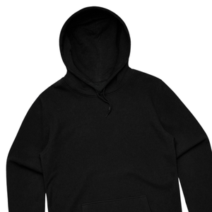 Sweat-shirt à capuche unisexe en molleton de coton lourd, noir, uni, décontracté, streetwear, fournisseur en gros - Product Image 4