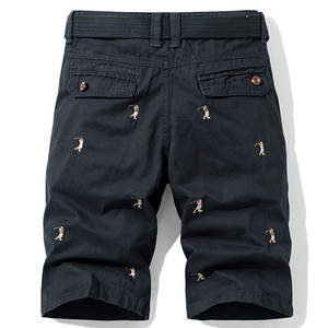 Vente en gros de shorts de bain personnalisés pour hommes toile séchage rapide écologique respirant cordon de serrage taille multicolore été plage mode - Product Image 6