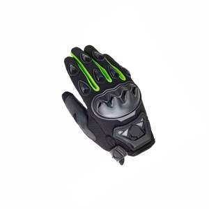 Gant de moto de protection en fibre de carbone pour écran tactile imperméable personnalisé Gants de moto de course en cuir - Product Image 3