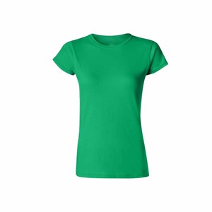 Couleur verte 100% T-shirts surdimensionnés à col rond en coton à manches courtes de haute qualité pour les femmes du Bangladesh - Product Image 5