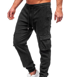Nuevo pantalón transpirable para hombre, nuevos pantalones Cargo teñidos lisos para hombre, nueva moda, estilo caliente, pantalones de hombre de alta calidad razonables 2025 - Product Image 5