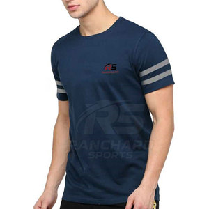 T-shirt en tissu de bambou pour homme, doux et respirant, t-shirt en coton mélangé pour homme, qualité durable, t-shirt pour homme - Product Image 2