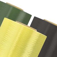 Hilo de Kevlar Aramida 200D a Precio de Fábrica, Fibra Ignífuga de Alta Resistencia para Refuerzo de Cables Ópticos, Hilo de Coser