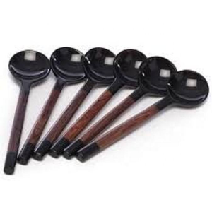 ช้อนเสิร์ฟสลัดทำมือจากวัสดุธรรมชาติ  ช้อนเสิร์ฟแบบกำหนดเอง  อุปกรณ์ครัวใหม่  ชุดช้อนส้อม  ดีไซน์คลาสสิก - Product Image 1