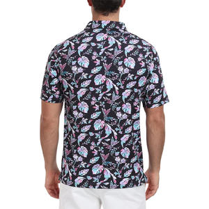 Tissu imprimé respirant à motif 3D pour les événements occasionnels Marketing de la mode Logo OEM de grande taille pour hommes pour les T-shirts polo - Product Image 3