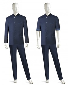 Uniformes Bell & Chef para Adultos, Colores Personalizados, Impresión por Sublimación, Poliéster/Algodón, Unisex, Ropa de Trabajo para Hotel/Oficina, Servicio OEM - Product Image 4