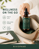Gouttes de soutien lymphatique bio à marque privée, mélange d'herbes 8-en-1, supplément liquide oral pour le bien-être quotidien