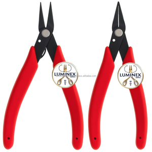 Pince à bec effilé de haute qualité 487 en acier inoxydable avec prise en main sécurisée pour les travaux d'artisanat fins, le bricolage, la fabrication de rouleaux (personnalisable) - Product Image 6