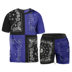 ชุดวอร์มสั้นกันเหงื่อสำหรับผู้ชายชุดวอร์มและเสื้อเชิ้ตสำหรับผู้ชายระบายอากาศได้ดี - Product Image 1