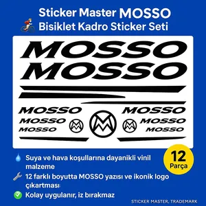 Juego de Calcomanías Mosso para Cuadro de Bicicleta Ligera - Product Image 5