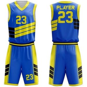 Ropa deportiva al por mayor, uniforme de baloncesto para hombre, Conjunto de camiseta y camiseta para ropa de equipo, uniformes de baloncesto de nuevo diseño, servicio OEM - Product Image 1