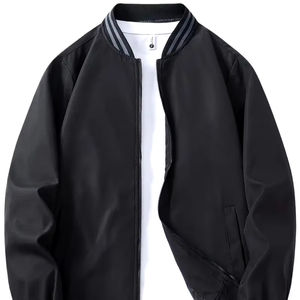 Meilleures ventes Blouson aviateur noir de haute qualité pour homme blousons aviateur personnalisables - Product Image 1
