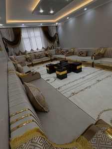 Sièges au sol orientaux, canapé ethnique, canapé Majlis arabe, canapé de style ottoman, ensemble Jalsa arabe, sièges au sol orientaux de luxe - Product Image 3