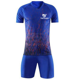 ชุดฟุตบอลผู้ชายสีสันตามสั่ง พร้อมชุดฝึกซ้อมทีม ผลิตจากโพลีเอสเตอร์ 100% น้ำหนักเบาและระบายอากาศได้ดี - Product Image 4