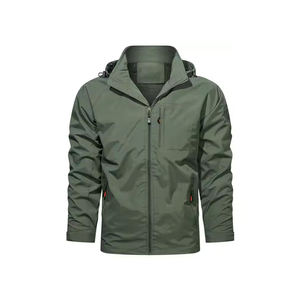 2025 veste Softshell personnalisée pour hommes manteau à fermeture éclair coupe-vent résistant à l'eau avec logo idéal pour le personnel, les équipes ou les travailleurs en plein air - Product Image 1