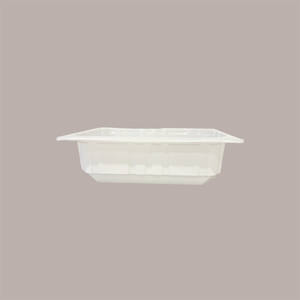 LUCGEL 56 pièces 1/2 Gastronorm Bacs de service Boîtes alimentaires Contenants en polypropylène blanc thermoscellable 32x26.5H9.5 cm Code 7674 - Product Image 1