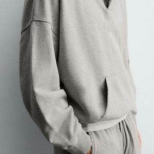 Casual Wear Wholesale Rate OEM Service High Quality <b>Men</b> <b>Hoodie</b> For Winter Full Sleeves And Adjustable Hood With Kangaroo Pockets - Product Image 4