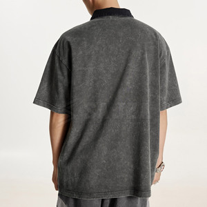 Camisetas Polo lavado ácido último diseño Camisetas Polo lavado ácido superventas Camisetas Polo ligeras - Product Image 4