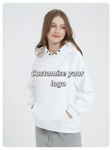 เสื้อฮู้ดหนาทรงหลวมสำหรับผู้หญิงกำหนดได้เองสวมใส่สบายโอเวอร์ไซส์ - Product Image 5