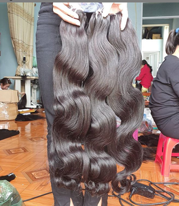 ผมต่อแบบ Body Wave แบบมัดมือ 100% ผมแท้เวอร์จิ้นเรมี่ แบบเส้นเดียว ติดตั้งได้ตั้งแต่หูถึงหู ผมแท้เวียดนาม - Product Image 4
