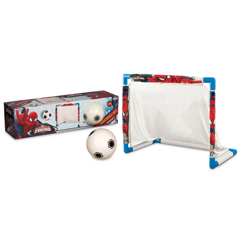スパイダーマンフットボールセットキッズアウトドアスポーツおもちゃサッカーセットプレイフットボールゲームミニプラスチックポータブルサッカーゴールセットトレーニングネット