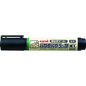 Marcador para embalagem, poderoso preto, mitsubishi pencil, feito no japão